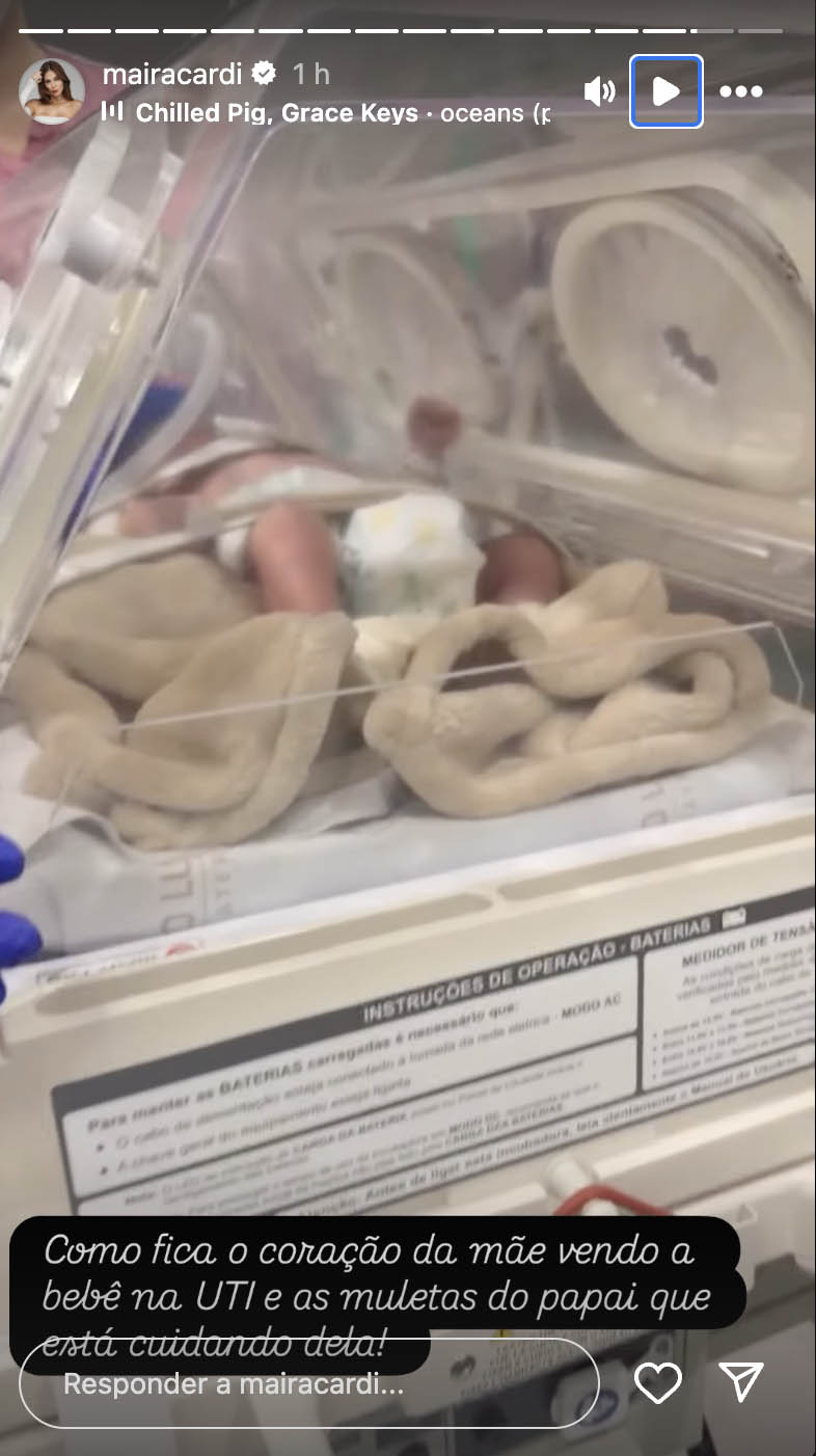 Maíra Cardi mostra a filha Eloah - Foto: Reprodução / Instagram