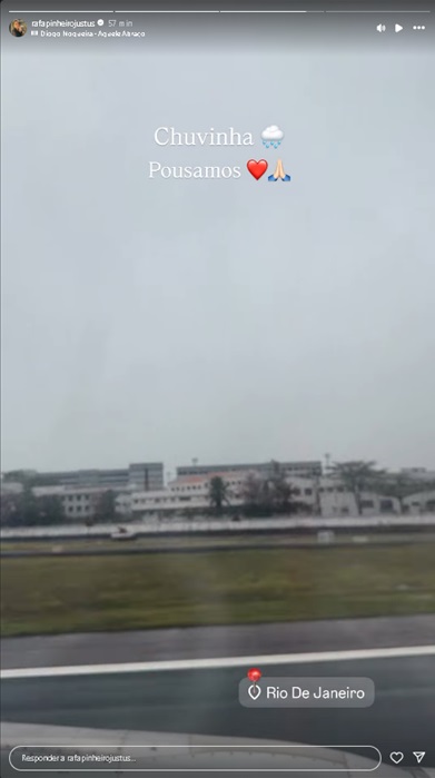 Stories de Rafaella Justus - Foto: Reprodução/Instagram @rafapinheirojustus