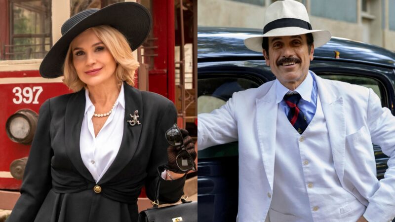 Sandra (Flávia Alessandra) e Ernesto (Eriberto Leão) – Foto: Estevam Avellar/Globo