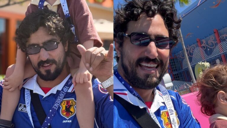 Renato Góes aproveita viagem com os filhos após o fim de ‘Vale Tudo’