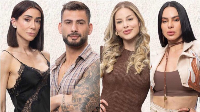 Enquete A Fazenda 17: quem deve continuar Michelle, Saory, Nizam ou Tamires?
