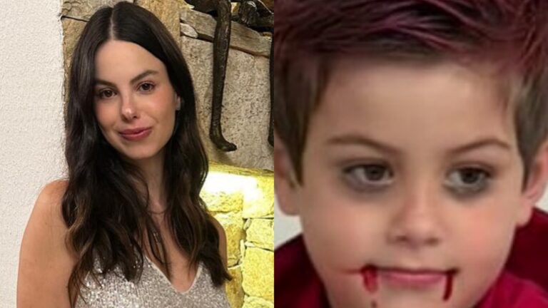 Filho de Sthefany Brito impressiona por semelhança com Kayky Brito ao surgir de vampiro