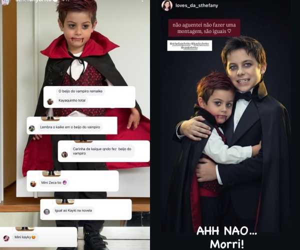 Fãs apontam semelhança entre o filho de Sthefany Brito com Kayky Brito 