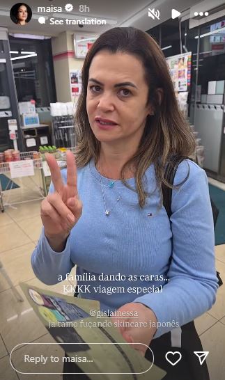 Stories de Maísa no Japão - Foto: Reprodução / Instagram