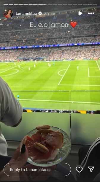 Stories de Tainá Militão - Foto: Reprodução / Instagram