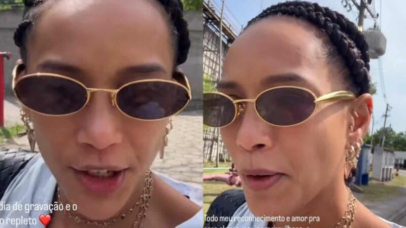 Taís Araujo último dia de gravação de 'Vale Tudo' - Foto: @taisdeverdade