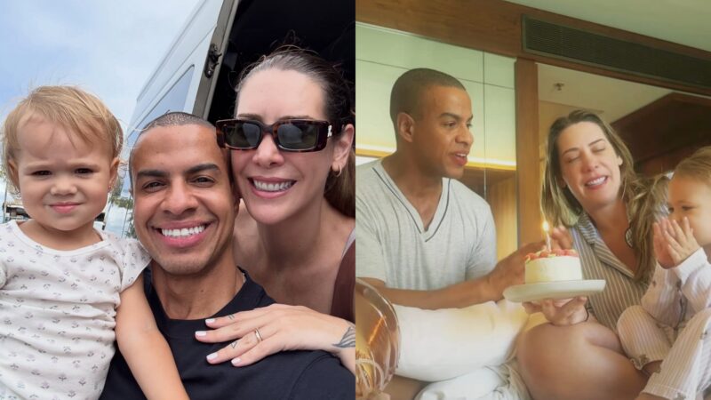 Thiago Oliveira com a família
