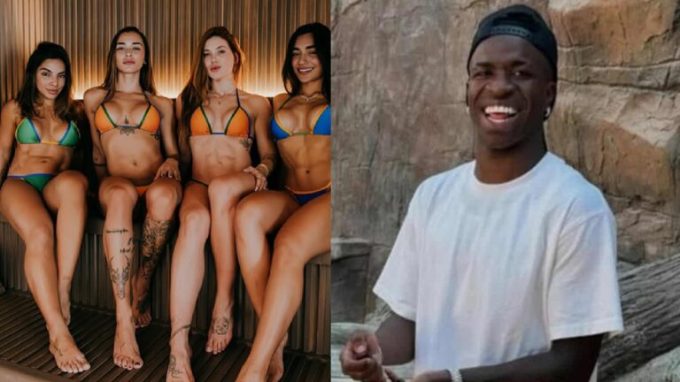 Veja a reação de Vini Jr. ao ver fotos de Virginia Fonseca de biquíni com as amigas