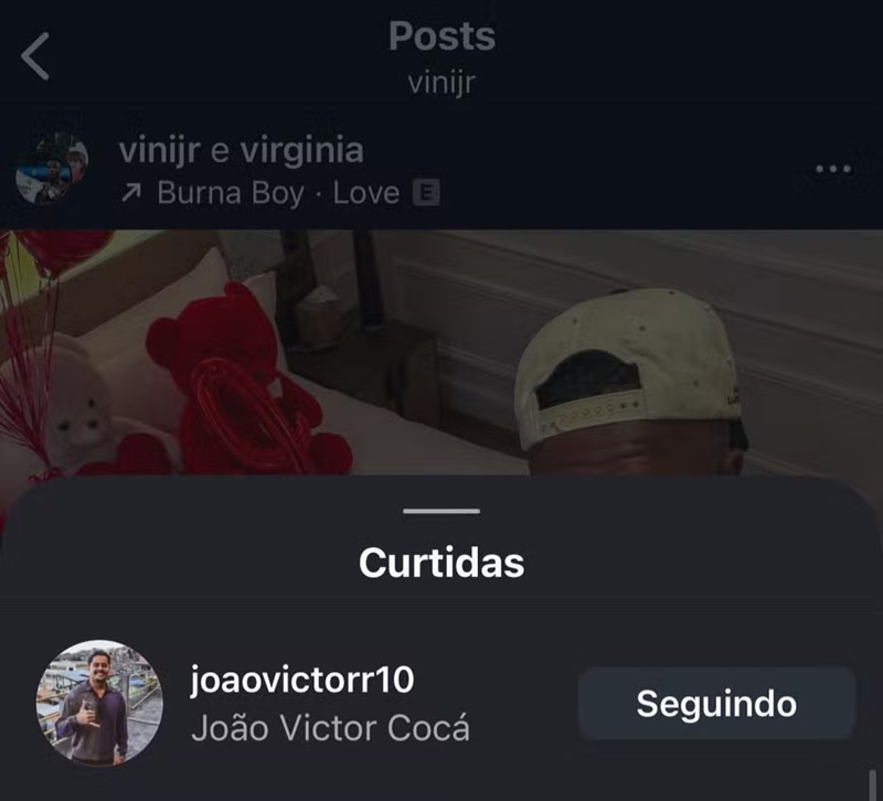 Melhor amigo de Zé Felipe curte post de Virginia Fonseca e Vini Jr. — Foto: Reprodução/ Instagram