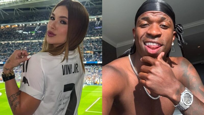 Virginia é flagrada chegando à festa da filha acompanhada da família de Vini Jr.; vídeo