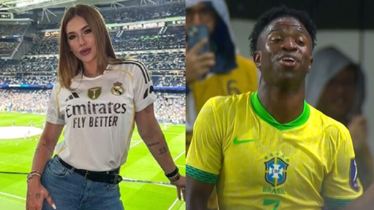 Atitude de Vini Jr durante jogo do Brasil vira assunto na web: ‘Foi pra você, Virginia’
