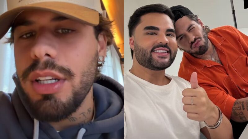 Zé Felipe e Lucas Guedez brigaram? Cantor revela por que amigo ficou magoado