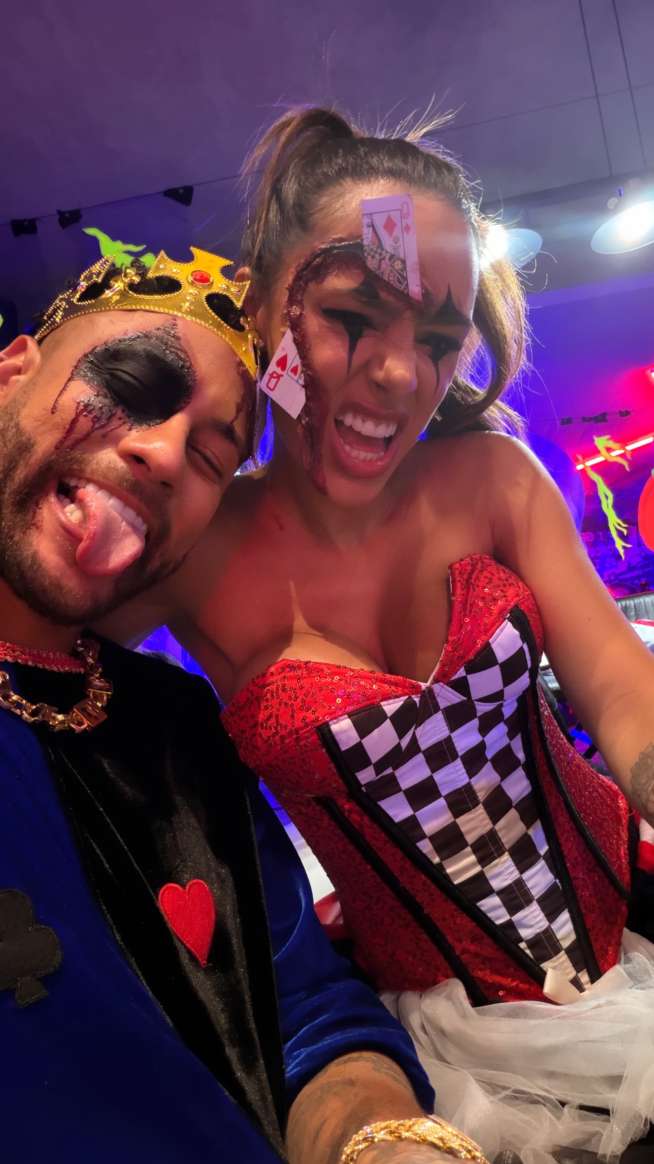 Neymar e Bruna Biancardi curtem Halloween — Foto: Reprodução/Instagram