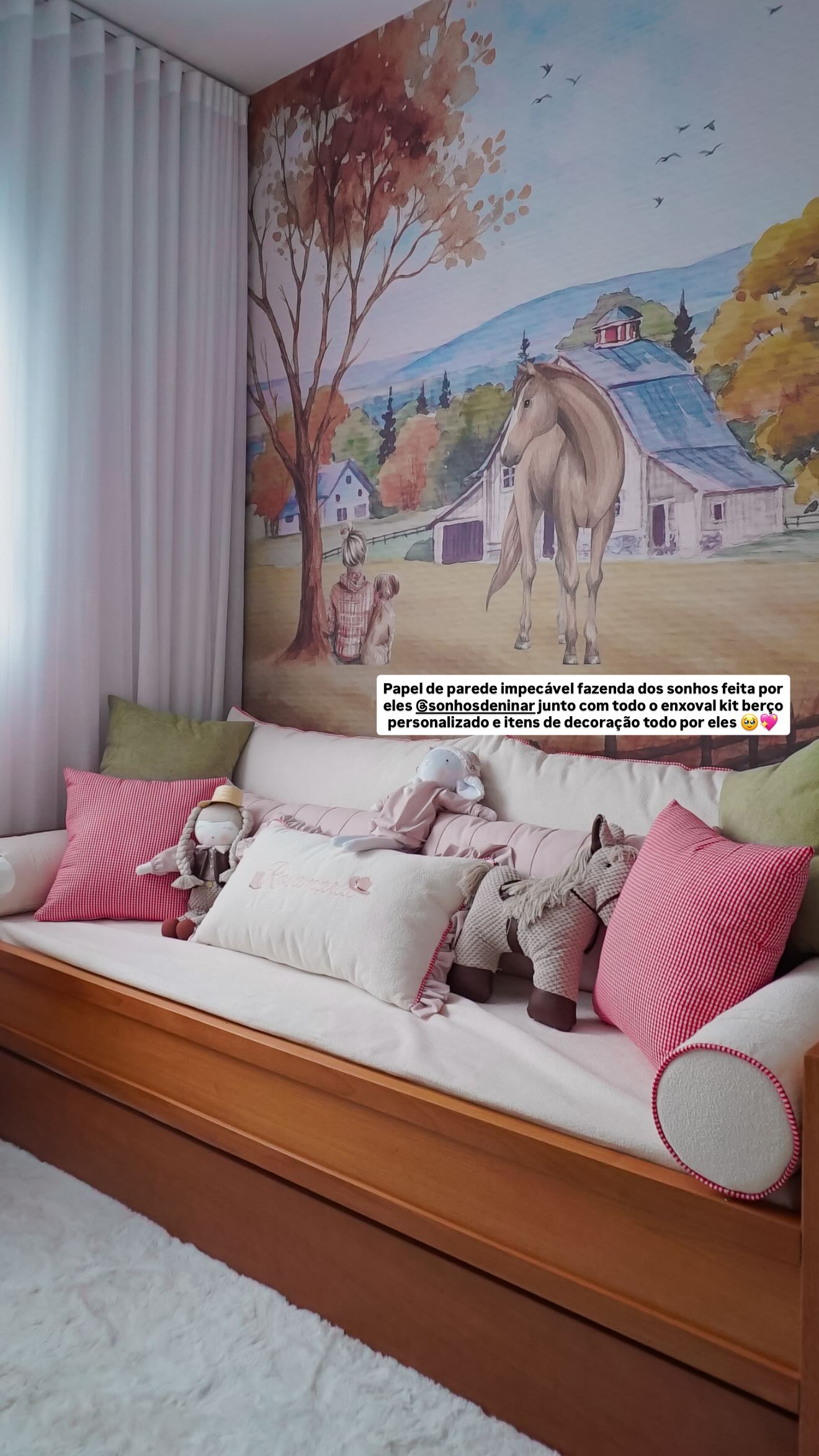 Key Alves mostra o quarto da filha – Foto: Reprodução/Instagram @keyalves