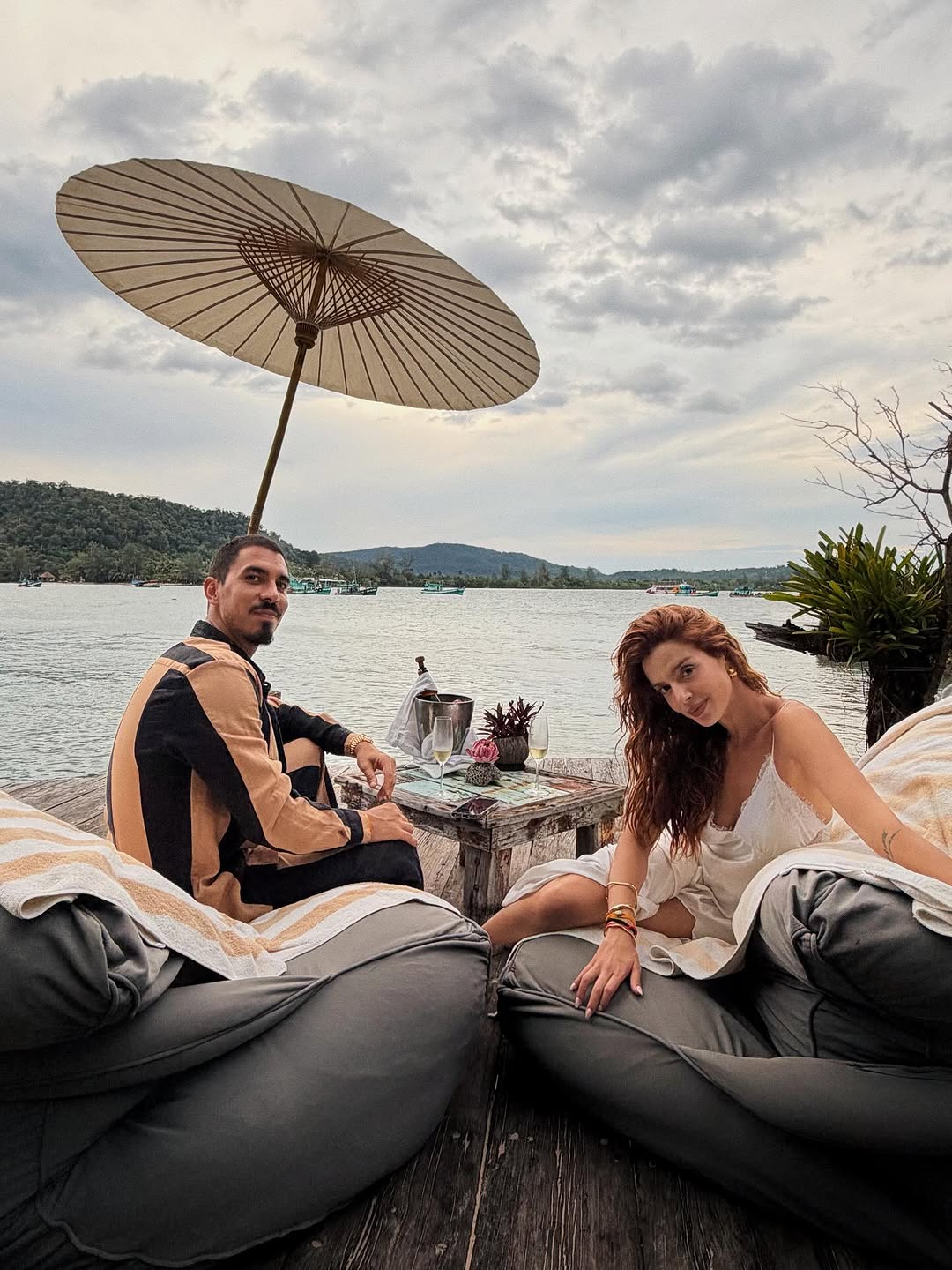 Giovanna Lancellotti e Gabriel David embarcam para lua de mel – Foto: Reprodução/Instagram @gilancellotti