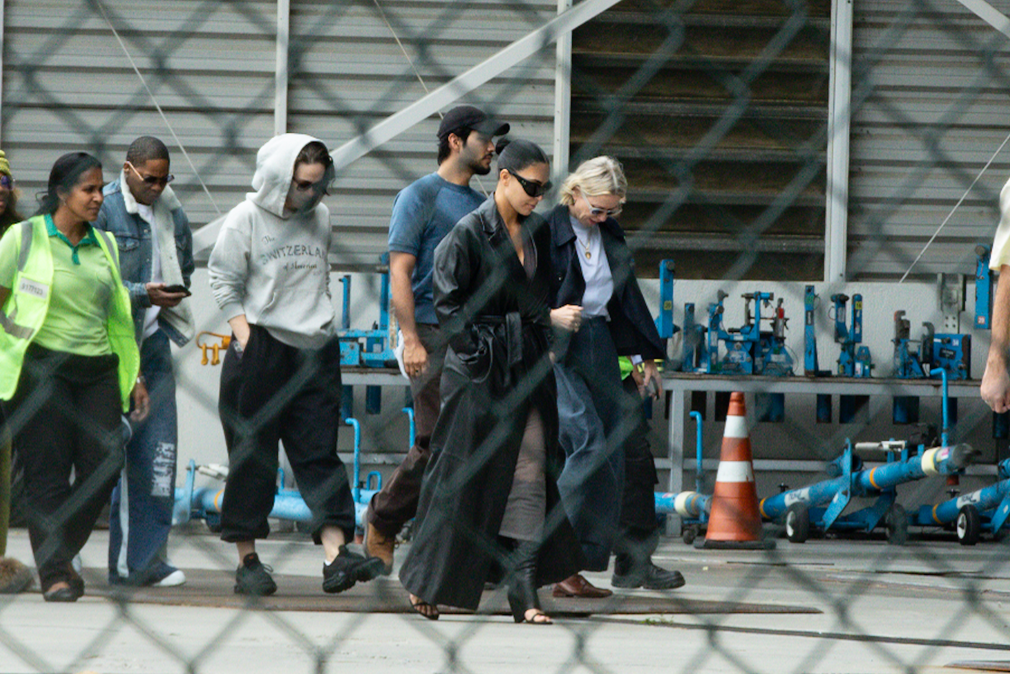 Kim Kardashian em um aeroporto no Rio de Janeiro - Foto: Victor Chapetta / BrazilNews