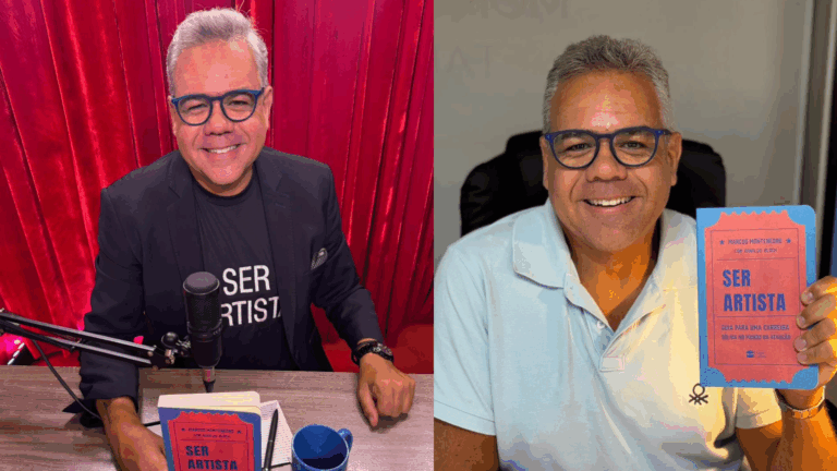 Marcus Montenegro lança livro sobre os 75 anos da TV brasileira ao lado de Mauro Alencar – CARAS Indica