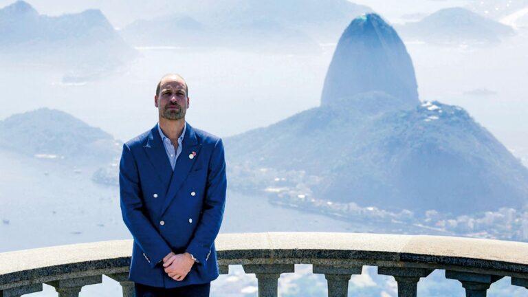 No Brasil, William dá lição de carisma e sustentabilidade: ‘Recepção incrivelmente calorosa’