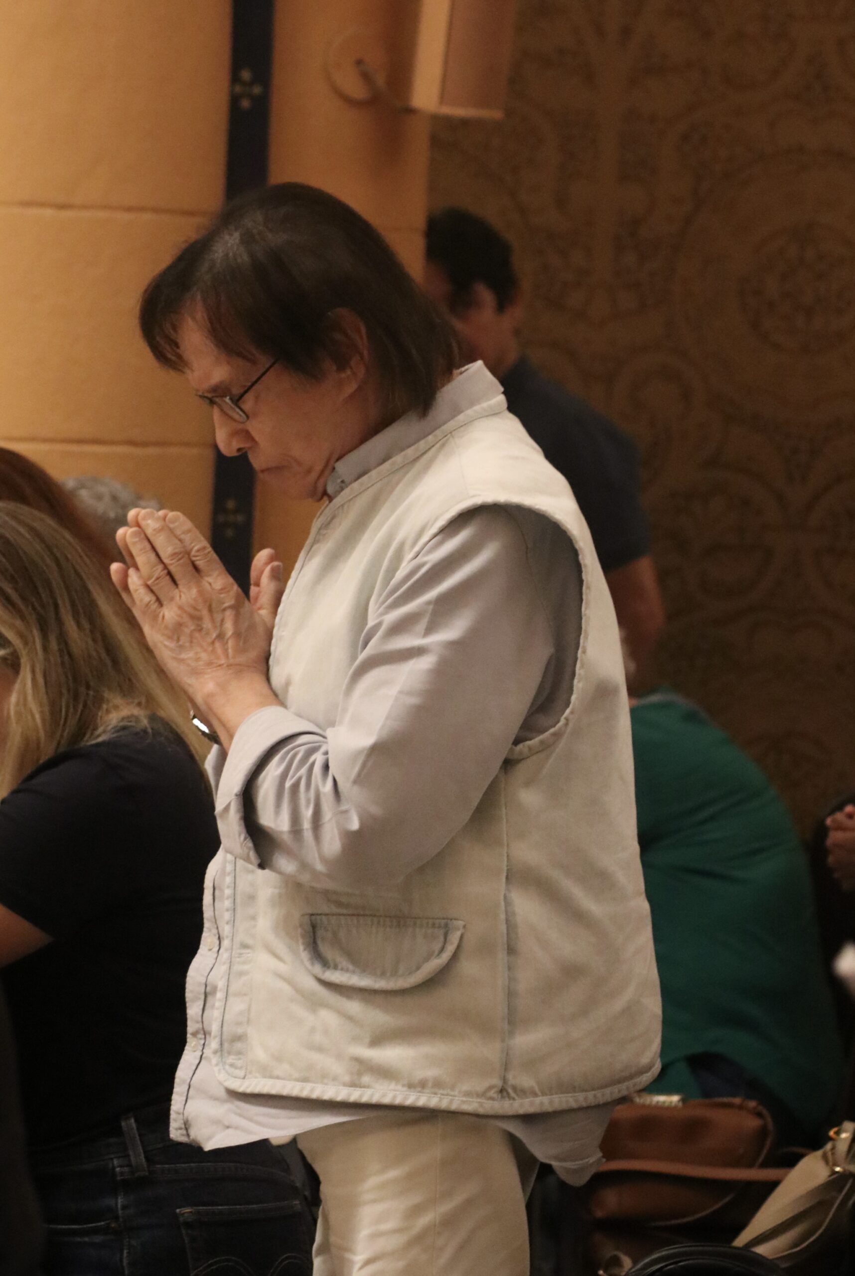 Roberto Carlos na missa - Foto: Rogério Fidalgo / AgNews