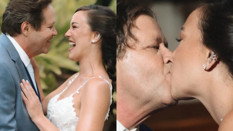 Adriana Birolli posta fotos românticas com o marido e se declara: ‘Que presente dividir a vida com você’