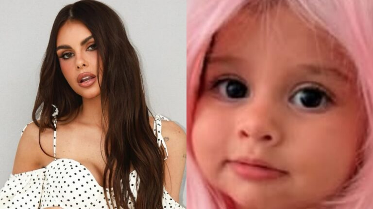 Amanda Kimberlly encanta ao mostrar Helena, sua filha com Neymar, com perucas