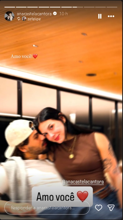 Zé Felipe e Ana Castela - Foto: Reprodução / Instagram @anacastelacantora