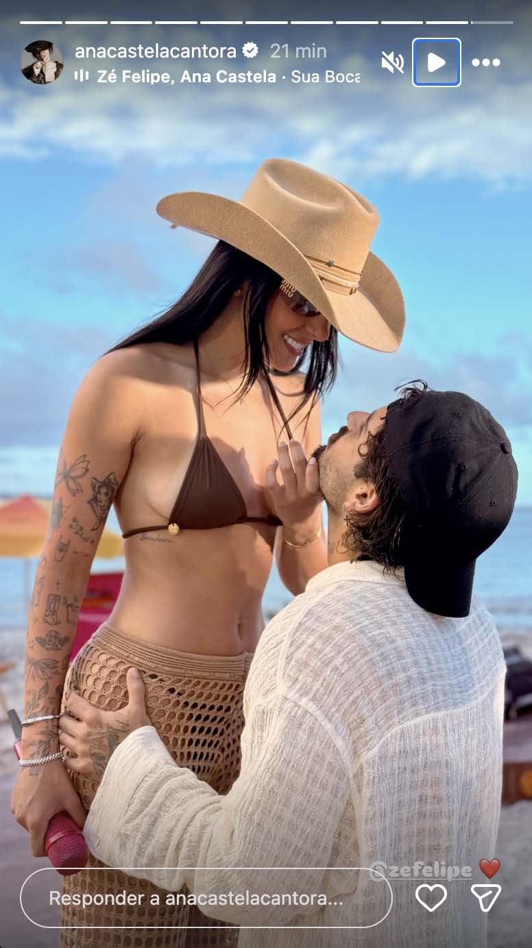 Ana Castela e Zé Felipe - Foto: Reprodução / Instagram