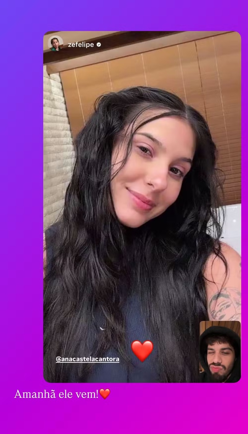 Storie de Ana Castela – Foto: Reprodução/Instagram @anacastelacantora