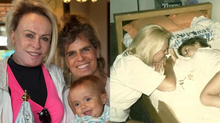 Ana Maria Braga encanta com fotos inéditas de infância da filha: ‘Inesquecíveis’
