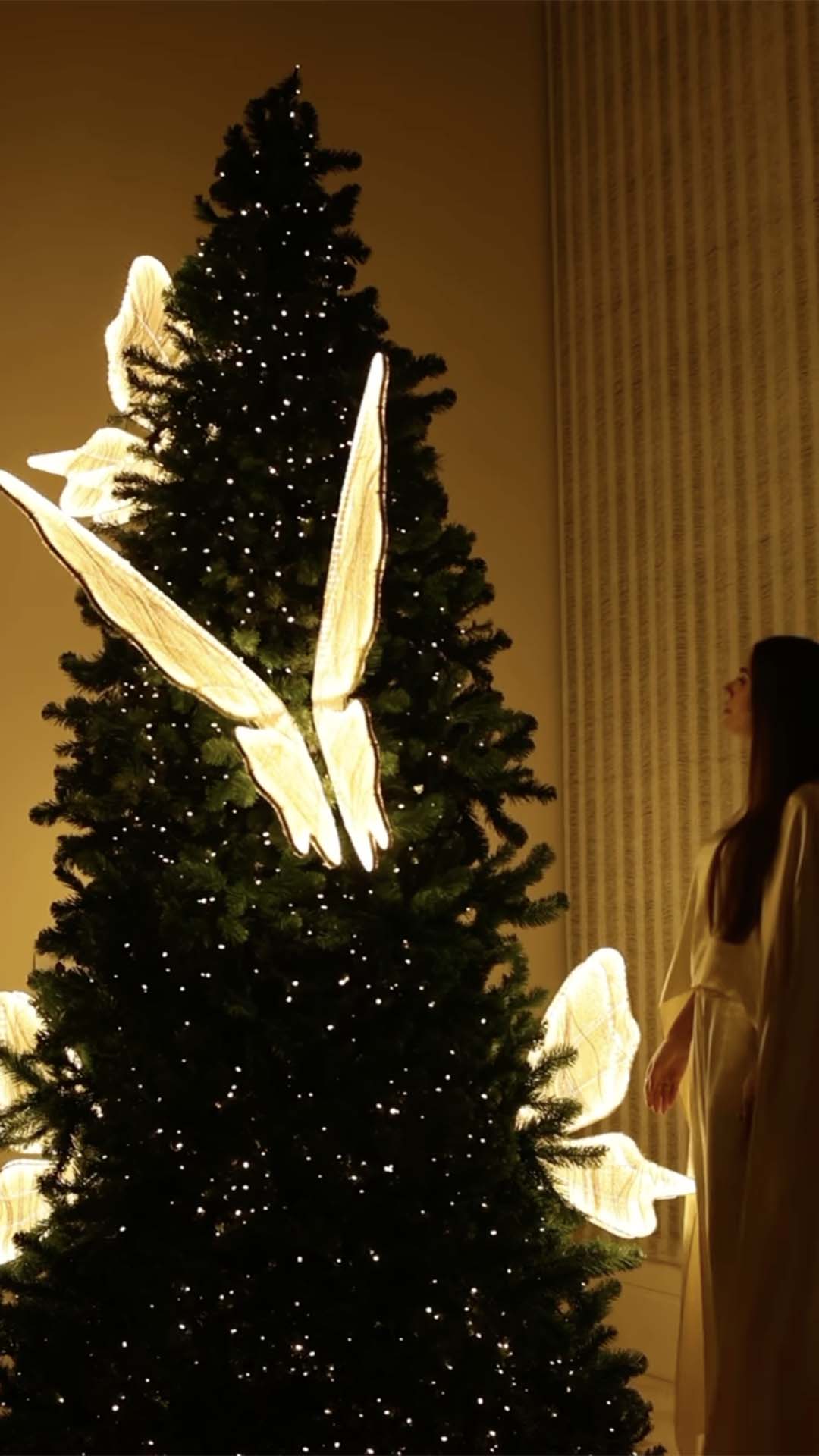 Árvore de Natal de Luan Santana e Jade Magalhães - Foto: Reprodução / Instagram