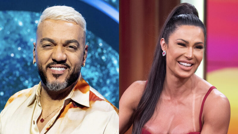 Belo e Gracyanne Barbosa - Foto: Globo