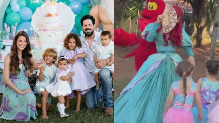 Sorocaba e Biah Rodrigues comemoram o aniversário da filha com festa temática luxuosa