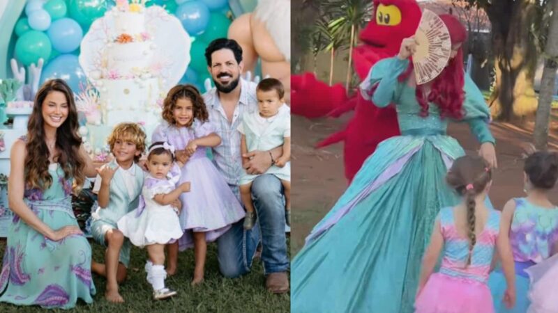 Biah Rodrigues e Sorocaba festa de aniversário da filha, Fernanda