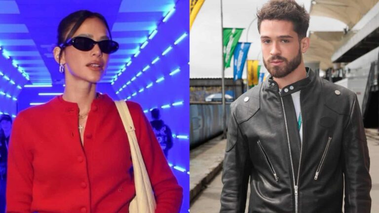 Bruna Marquezine e João Guilherme chegam separados no Grande Prêmio de F1