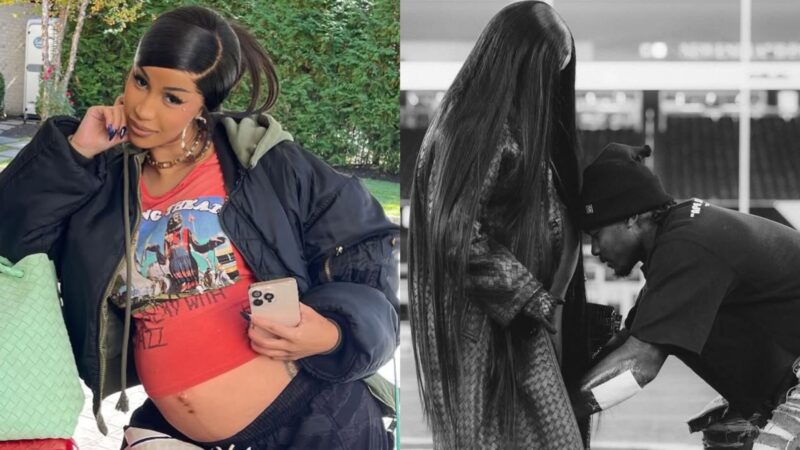 Nasceu! Cardi B celebra a chegada do quarto filho dois meses após revelar gravidez