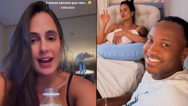 Thiaguinho e Carol Peixinho com o filho, Bento - Foto: Reprodução / Instagram @carolpeixinho
