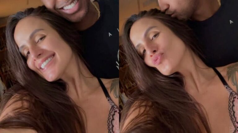 Apaixonados! Carol Peixinho mostra momento de chamego com Thiaguinho