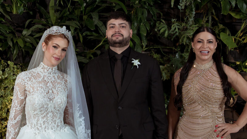 Filho de Sylvia Design se casa em cerimônia luxuosa