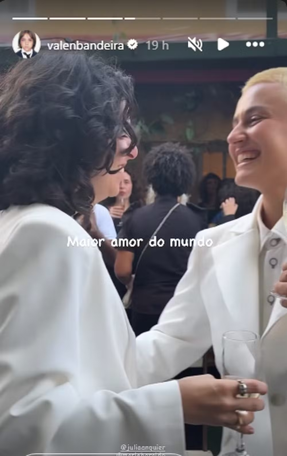 Casamento de Julia Anquier e Maria Beraldo - Foto: Reprodução / Instagram