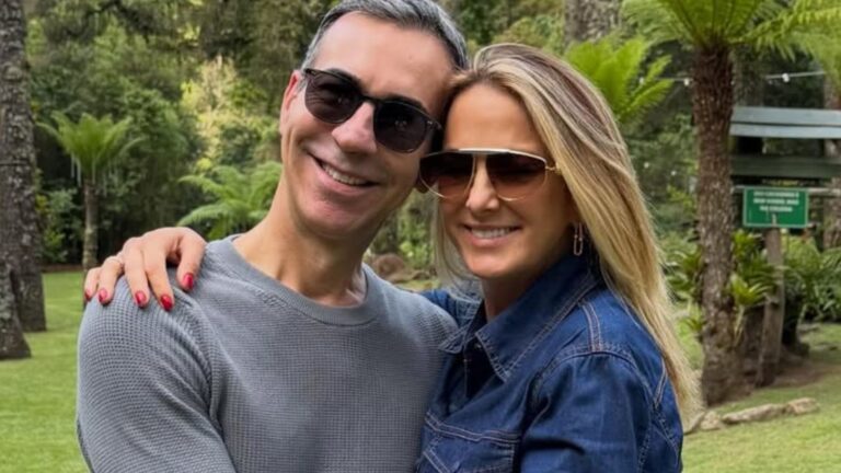 César Tralli aproveita folga do Jornal Nacional em viagem com a família
