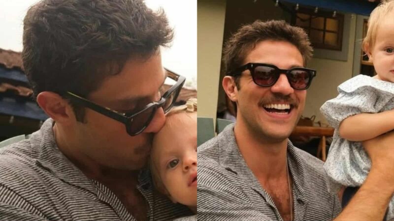 Chay Suede comemora um ano da filha Ana