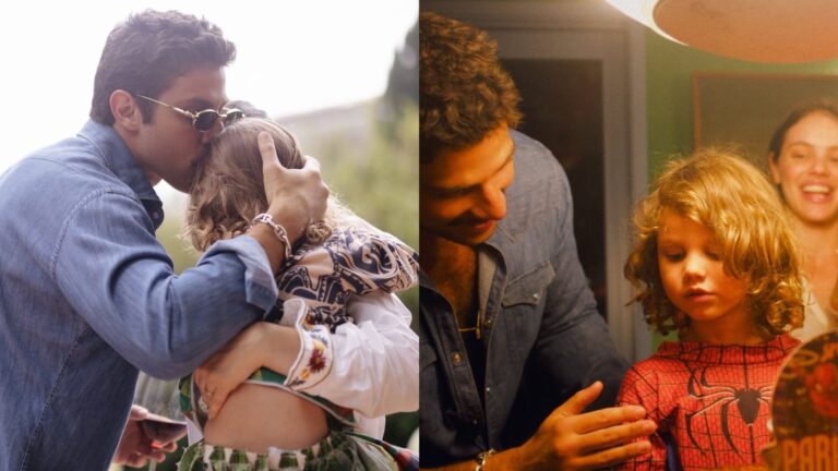 Chay Suede e Laura Neiva comemoram o aniversário de 4 anos do filho: ‘Denguinho’