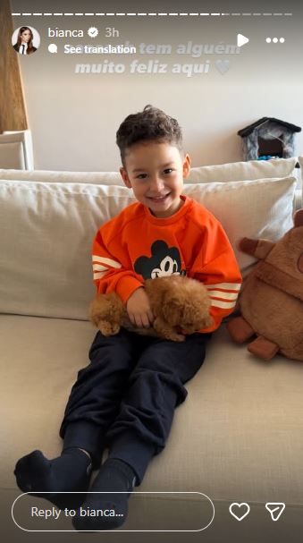 Cris ganha um novo cachorrinho - Foto: Reprodução / Instagram