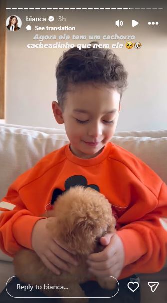 Cris ganha um novo cachorrinho - Foto: Reprodução / Instagram