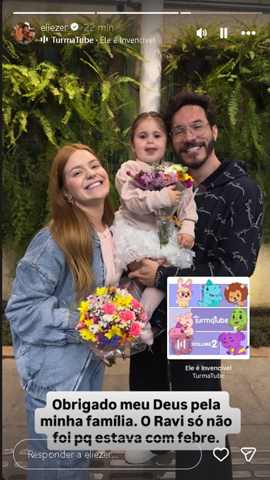 Storie de Eliezer – Foto: Reprodução/Instagram @eliezer