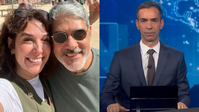 Esposa de William Bonner manda recado especial para César Tralli: ‘Será…’