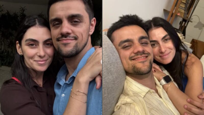 Esposa de Felipe Simas revela orou para que o ator não conseguisse trabalho na TV