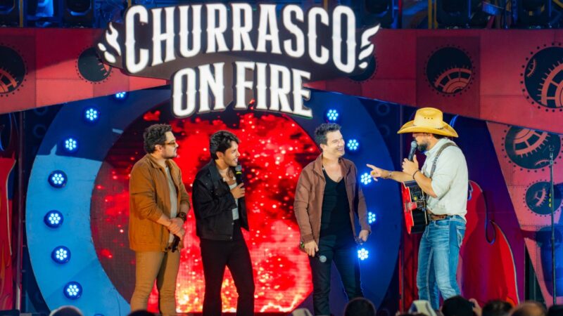O show que uniu churrasco e a música inédita de Fernando e Sorocaba com Hugo e Guilherme