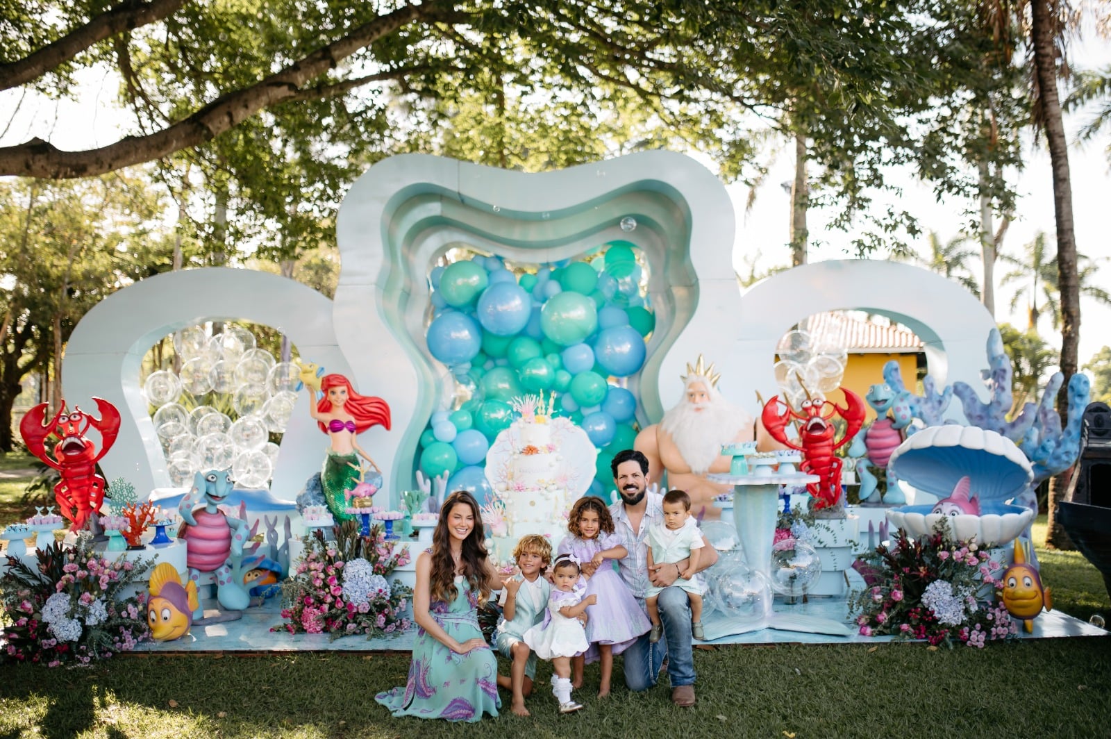 Biah Rodrigues e Sorocaba festa de aniversário da filha
