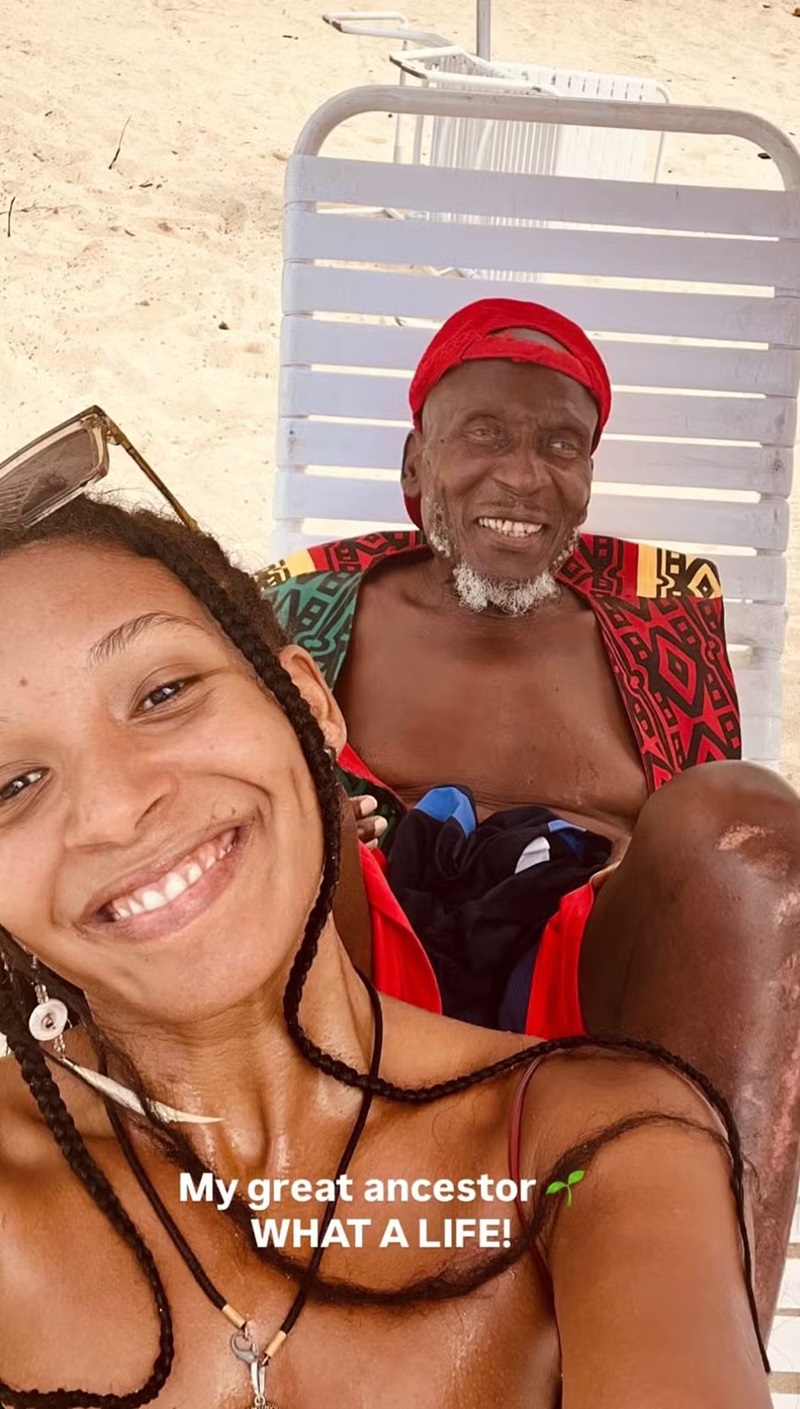 Filha brasileira de Jimmy Cliff, Nabiyah Be — Foto: Reprodução/Instagram